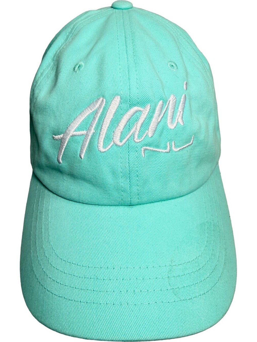 Alani Nu Energy Drinks Hat Aqua Teal 1 Size Buckle Strapback Cap Yupoong Classic